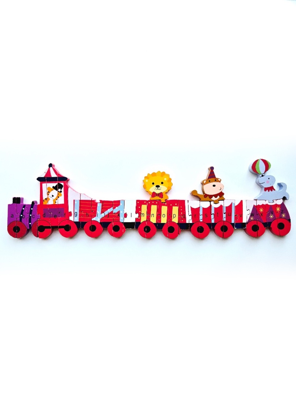 Orange Tree Toys Wooden Alphabet Circus Train Jigsaw Puzzle 🎪🚂